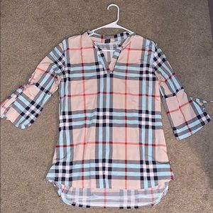 Women’s plaid tunic